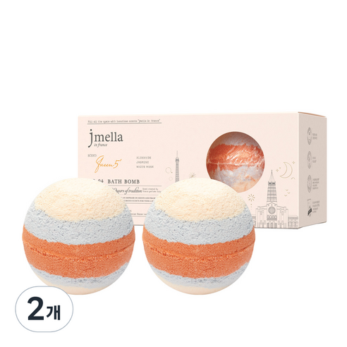 제이멜라 인 프랑스 퀸 5 배쓰 밤 2p, 400g, 2개