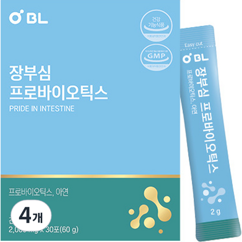 BL 장부심 프로바이오틱스 밀크맛유산균 30p, 30포, 2g, 1개