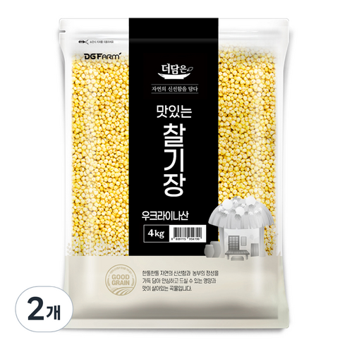 더담은 맛있는 찰기장, 4kg, 2개