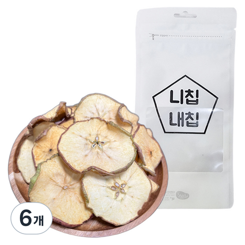 니칩내칩 건조 사과, 20g, 6개
