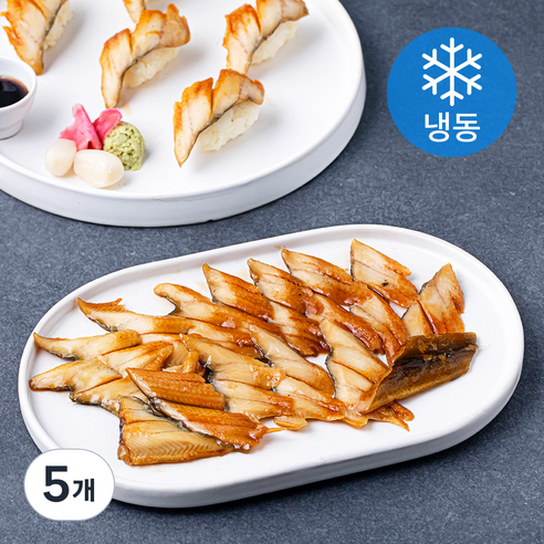 바이킹마켓 초밥용 구운 양념 장어 (냉동), 120g, 5개