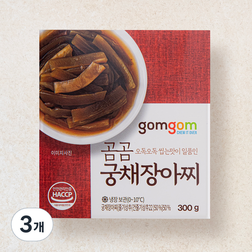 곰곰 궁채 장아찌, 300g, 3개