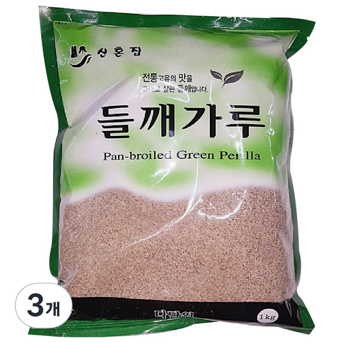 청은 신혼집 들깨가루 탕용, 3개, 1kg