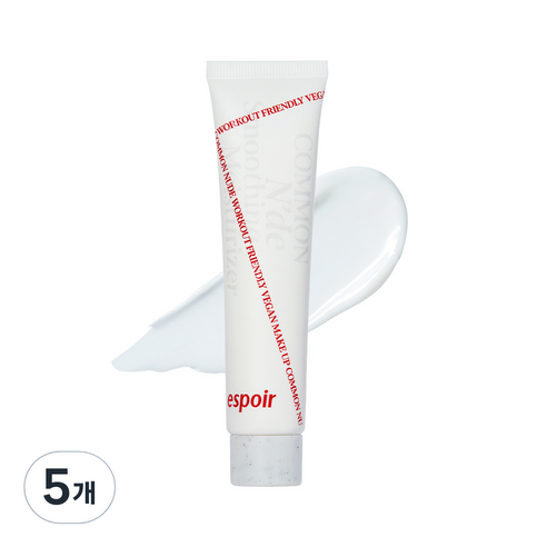 에스쁘아 커먼누드 스무딩 모이스처라이저 메이크업 베이스 40ml, 5개