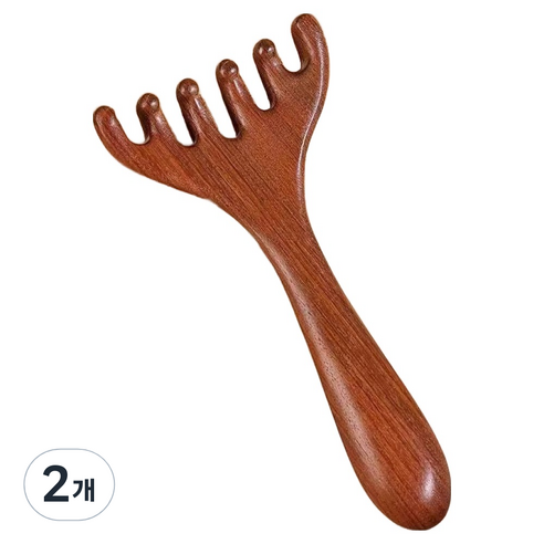 디미스 림프마사지 괄사, 2개, 사슴뿔빗