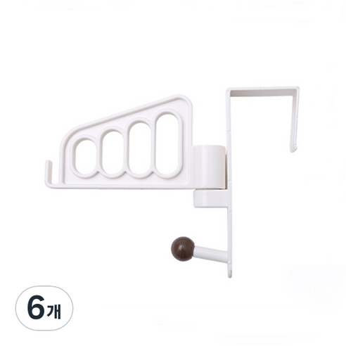 기숙사 원룸 옷걸이 도어후크, 6개