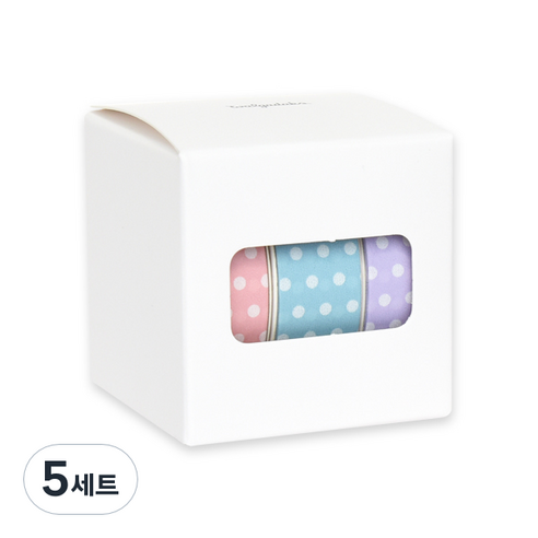 왈가닥스 아르떼 마스킹테이프 15mm x 10m 3종 세트, Aroma (334,335,336), 5세트