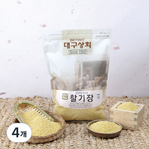 대구상회 고소한 찰기장, 1kg, 4개