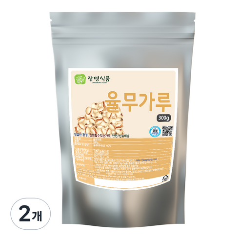 장명식품 생 율무가루, 300g, 2개