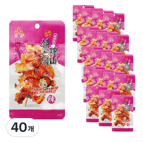 마라웨이 설곤약 간식 마라맛, 30g, 40개