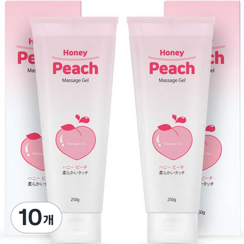 허니피치 바디 마사지젤 과일향, 250g, 10개