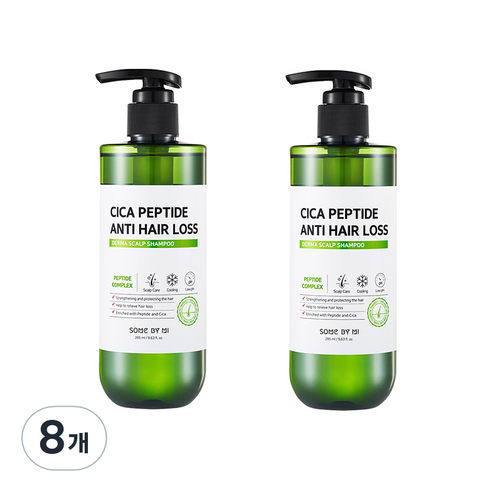 썸바이미 시카 펩타이드 안티 헤어로스 더마 스칼프 샴푸, 285ml, 8개