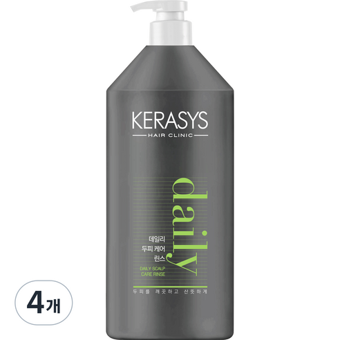 케라시스 데일리 두피케어 린스, 4개, 1.5L