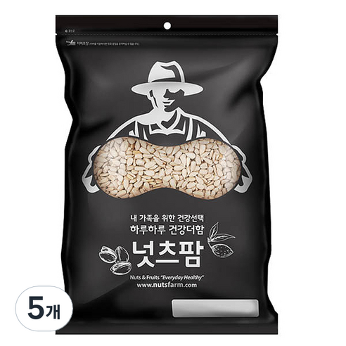 넛츠팜 해바라기씨 미국산, 400g, 5개