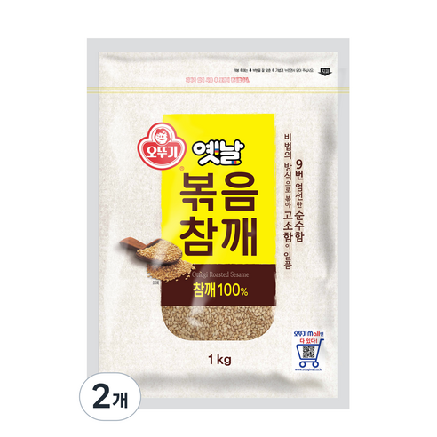 오뚜기 옛날 볶음참깨, 1kg, 2개