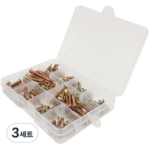 이노툴 접시머리 직결나사 6종 세트, 3세트