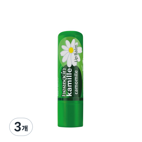 허바신 카밀 캐모마일 립밤, 4.8g, 3개
