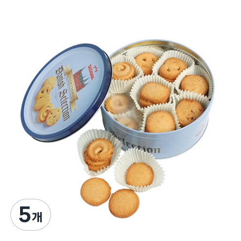 타타와 데니쉬 셀렉션 버터 쿠키, 454g, 5개