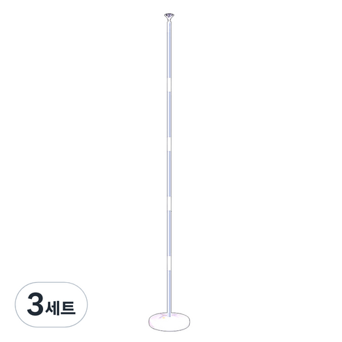 파티쇼 풍선 장식 PVC 기둥 세트, 혼합색상, 3세트
