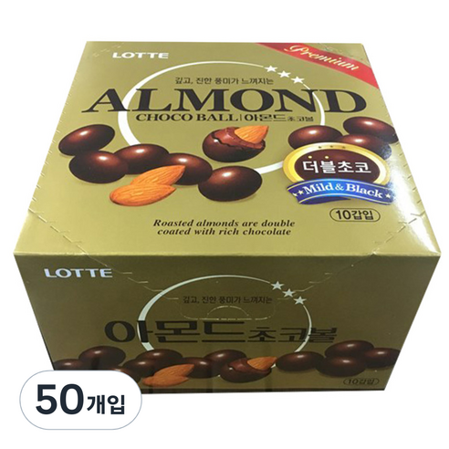 롯데제과 아몬드초코볼, 460g, 5개