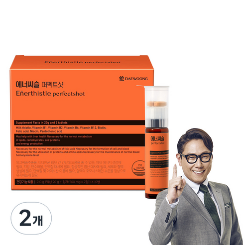 에너씨슬 대웅제약 퍼펙트샷, 10회분, 2개