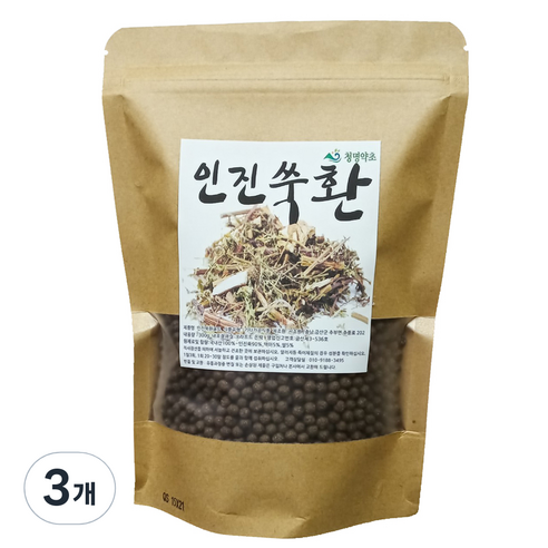 청명 인진쑥환 골드, 3개, 300g