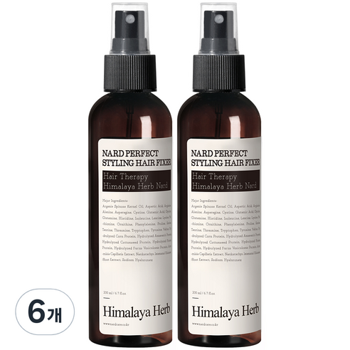 부케가르니 나드 퍼펙트 스타일링 헤어 픽서 200ml, 6개