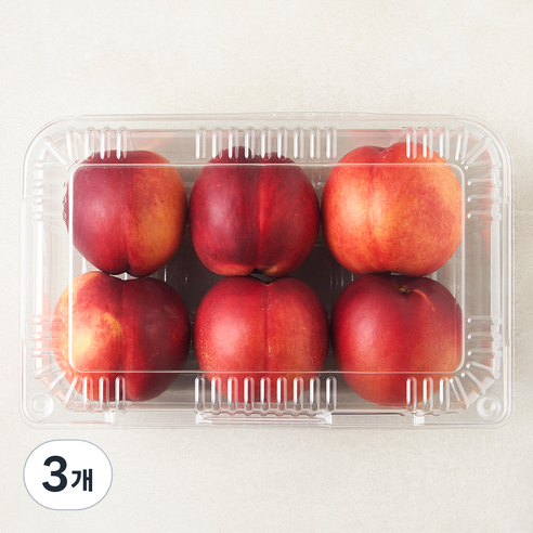 옹골찬 경산 천도복숭아 대과 6개입, 3개, 1kg