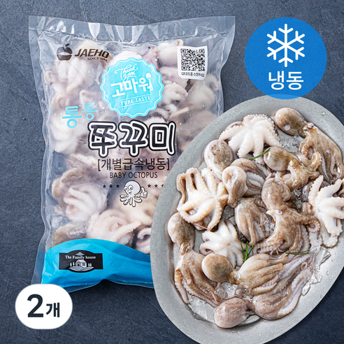 고마워 통통 쭈꾸미 (냉동), 800g(38~42미), 2개