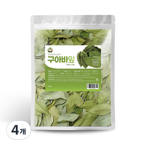 백장생 구아바잎, 100g, 4개, 4개