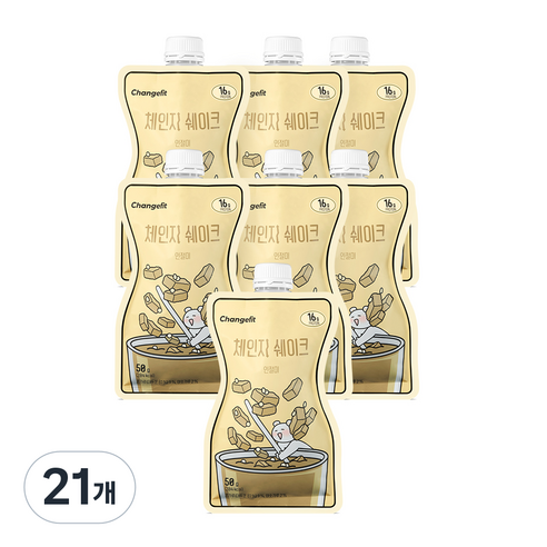 체인지핏 체인지 쉐이크 인절미, 50g, 21개