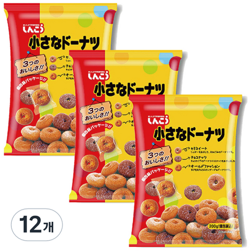 신코 미니 도넛, 200g, 12개