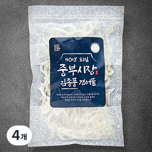 40년 외길 중부시장 김종풍 오통통 맛진미채 (냉동), 300g, 4개