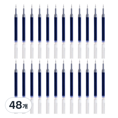 신지 트리플오 3색 전용 리필심 0.7mm, 블루, 48개