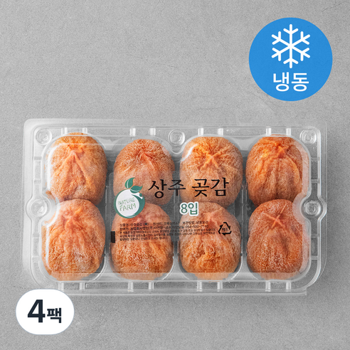 네추럴팜 상주 실속 전통곶감 중과 (냉동), 300g(8입), 4팩