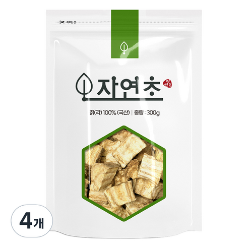 건조 칡 갈근, 300g, 4개