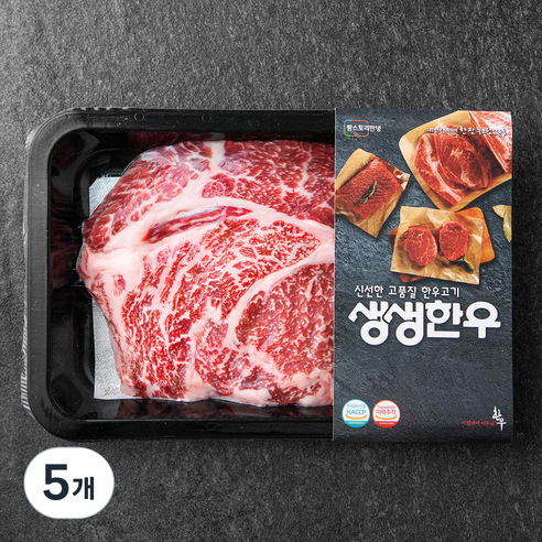 생생한우 1등급 숙성등심 구이용 (냉장)