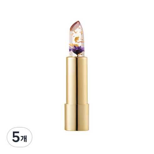 칼리즈메이 투명 꽃 립스틱 3.4g, 드림 퍼플, 5개