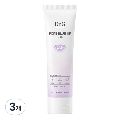 닥터지 포어 블러 업 선크림 SPF50+ PA++++, 50ml, 3개