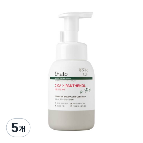 닥터아토 더마 pH 밸런스 엉덩이 클렌저, 5개, 300ml