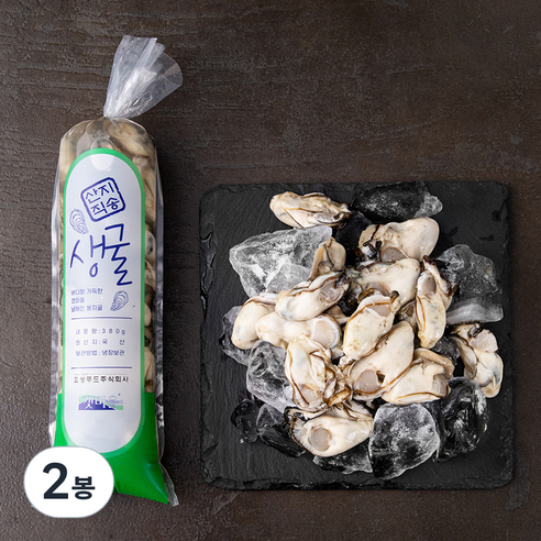 갯마을 남해안 가열조리용 봉지굴 (냉장), 380g, 2봉