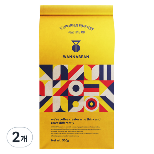 워너빈 베트남 로부스타 G1, 프렌치프레스, 500g, 2개