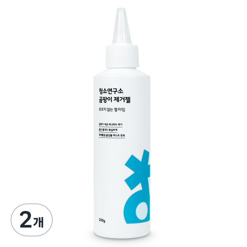 청소연구소 곰팡이 제거젤, 2개, 200g