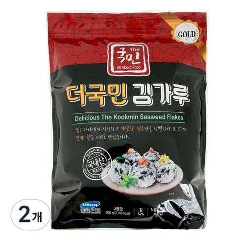 더국민 김가루 골드, 400g, 2개