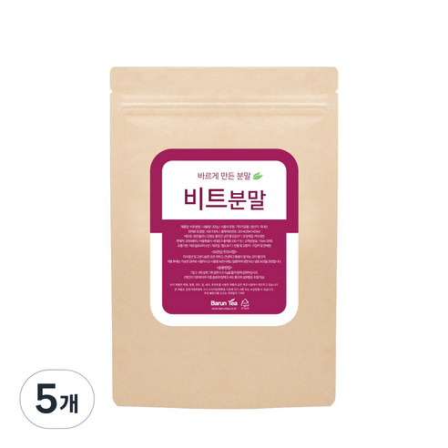 바른티 비트 분말, 200g, 5개