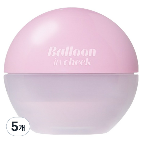 에뛰드 벌룬 인 치크 블러셔 6g, 버블라벤더, 5개