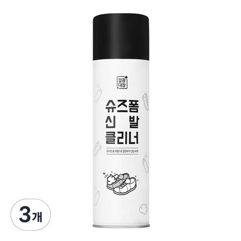 깔끔대장 슈즈폼 신발 클리너, 3개