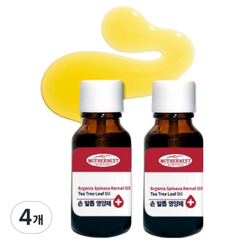 마더네스트 손발톱 영양제, 15ml, 4개