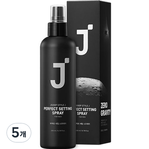 제이숲 스타일제이 포맨 퍼펙트 세팅 워터 헤어 스프레이, 5개, 200ml