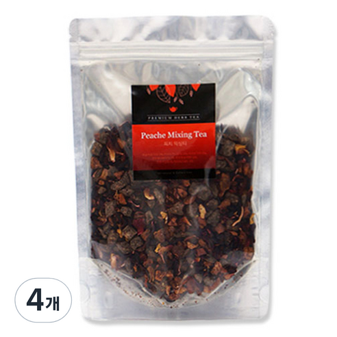 아름드레 대용량 리필 피치믹싱티, 60g, 1개입, 4개